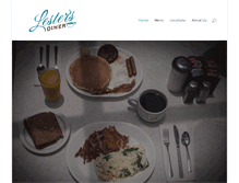 Tablet Screenshot of lestersdiner.com